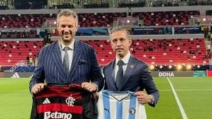 ممدوح عيد يعزز علاقات التعاون مع مسئولي فلامنجو قبل مواجهة نصف نهائي كأس القارات